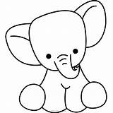 Elefante Elefant Ausmalbilder Elefantes sketch template