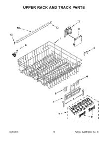 wdtsaem whirlpool dishwasher parts  repair  appliancepartspros