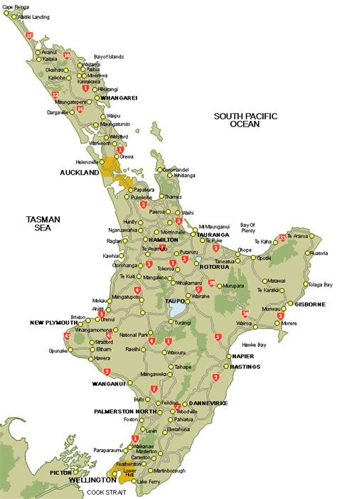 printable map   zealand outline  north south island