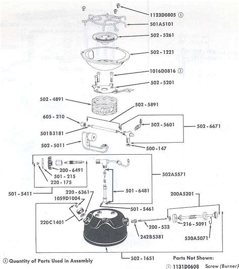 coleman kt parts diagram