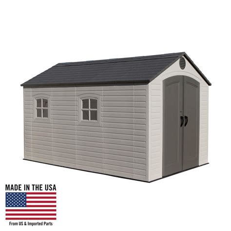 Lifetime 8 Ft X 12 5 Ft Outdoor Storage Shed 6402 The