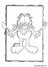 Garfield Pintar Coloriage Listo Comer Faca Garfo Cenar Ausmalbilder Coloriages Colorare Coloriez Pobarvanka Pobarvanke Malvorlagen Colorier Tudodesenhos Planse Colorat Desenhosparacolorir sketch template