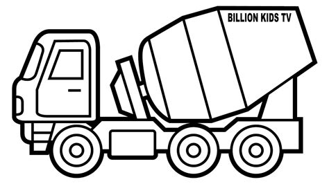 construction truck coloring pages  getdrawings
