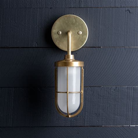 vintage brass wall sconce  kings