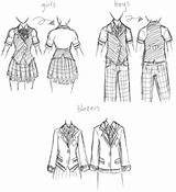 Uniform School Designs Sketch Anime Drawings Sketches Manga Paintingvalley Deviantart sketch template