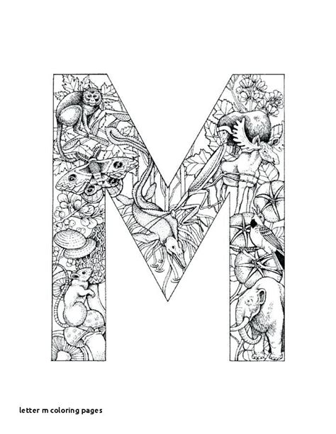 letter  coloring pages letter    mouse coloring page