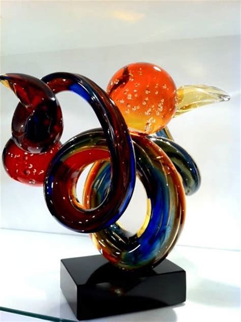 Murano Abstract Glass Sculptures Emi Art Glass Shop