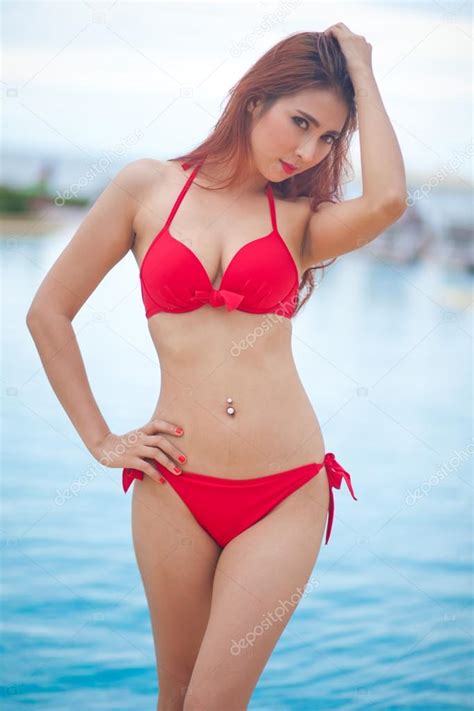 bikinili seksi kız — stok foto © witthayap 40228139