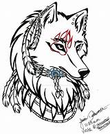 Wolf Tribal Native Head Wolves Tattoo Drawing Drawings Coloring American Pages Tattoos Designs Line Deviantart Cool Fanpop Getdrawings Spirit Poems sketch template