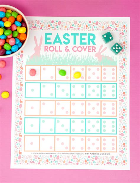 printable easter bingo game cards happiness  homemade