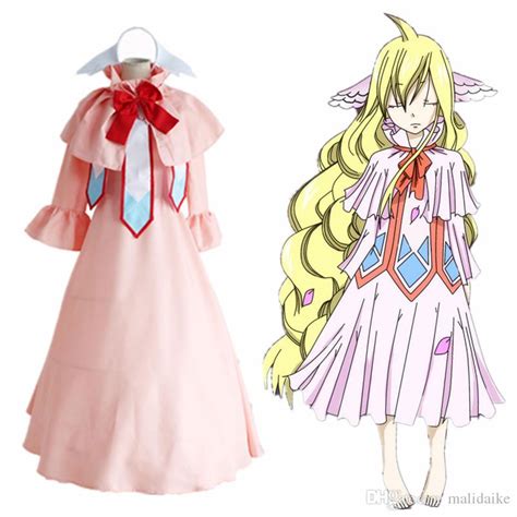 Malidaike Anime Women S Fairy Tail Cosplay Costume Mavis