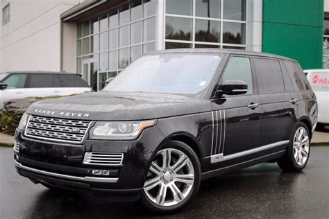 pre owned  land rover range rover autobiography black sport utility