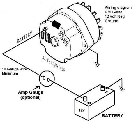 wiring diagram   wire gm alternator wiring diagram