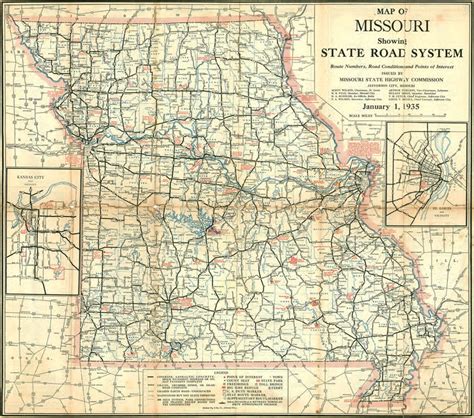 missouri state road map time zones map world