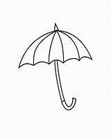 Umbrella Umbrellas Colouring sketch template