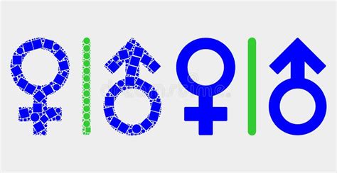 vector symbols of sexual orientation and gender stock