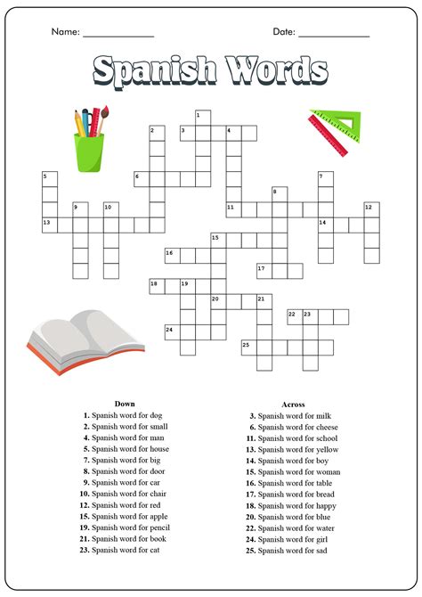 printable spanish word searches printable word searches