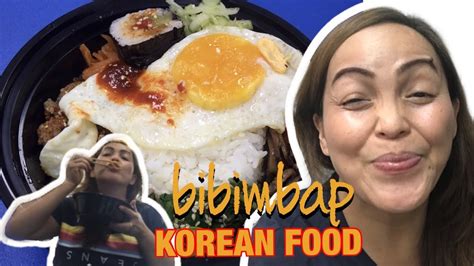 how to eat bibimbap chopstick challenge korean food youtube