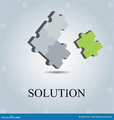 solution logo stock vector illustration  logo design
