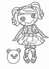 Lalaloopsy Coloring Pages Printable Furry Doll Color Rag Print Kids Getcolorings Girls Sheets Dolls Getdrawings Popular sketch template
