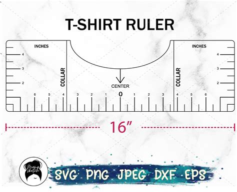 shirt ruler  shirt alignment tool printable  shirt etsy