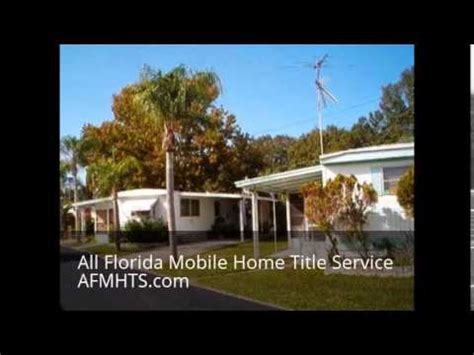florida mobile home title service   lien transfer company  riverviewfl youtube