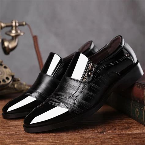 men formal drss shoes pointed toe genuine leather fashion oxford shoes dress shoes men