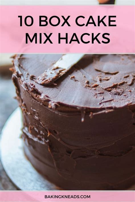 box cake mix hacks   improve  boxed cake mix baking kneads