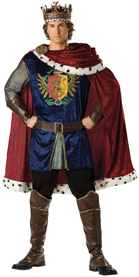 adult deluxe noble king men costume   costume land