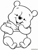 Pooh Coloring Pages Winnie Bear Clipartmag Baby sketch template