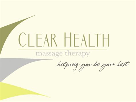 book a massage with clear health massage therapy graham