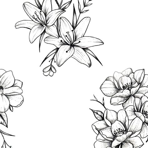 Sexy Flowers Tattoo Design – Tattoodesignstock
