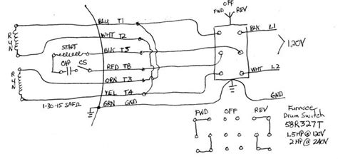 volt single phase motor wiring diagram wiring diagram  volt single phase wiring