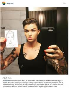 ruby rose makes another comparison to justin bieber as he reveals his