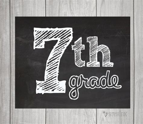 grade chalkboard sign