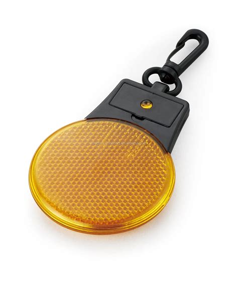 hot selling promotion  led safety warning flash lightreflector blinking clip  led light