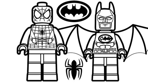 youtube spiderman coloring batman coloring pages lego coloring pages