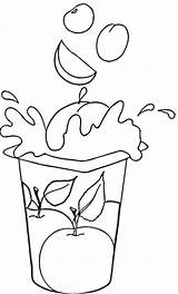 Jogurt Kolorowanka Coloriage Owocowy Yogurt Fruchtjoghurt Ausmalbild Fruits Yaourt Kolorowanki Mamydzieci Desery Parfait Druku sketch template