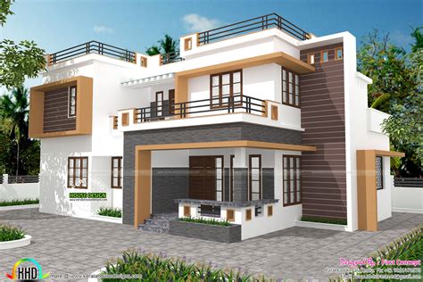 contemporary home design   concept palakkad kerala home design  floor plans