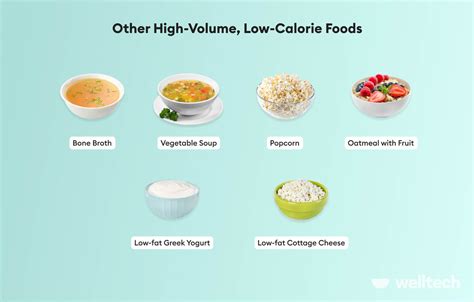 high volume  calorie foods volume eating  weight loss welltech