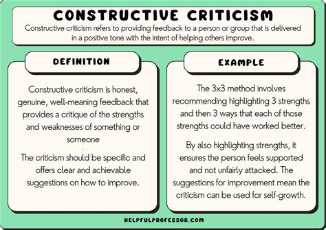 constructive criticism examples