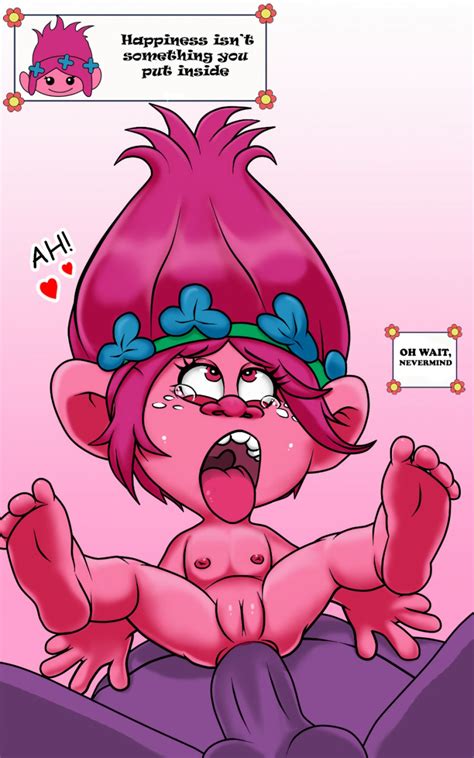 Rule 34 Anus Dreamworks Nipples Penis Pink Hair Pink Skin Poppy
