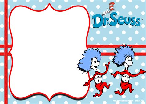 dr seuss invitation templates