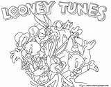 Coloring Pages Looney Toons Tunes Getdrawings sketch template
