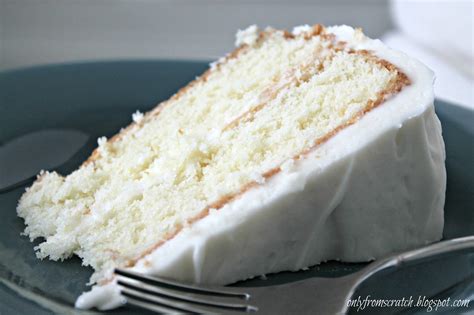 scratch simple layer cake  vanilla frosting  martha