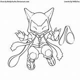Alakazam Mega Pages Abra Pokemon Coloring Template Sketch sketch template