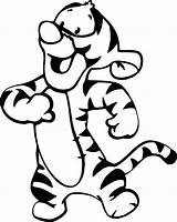 Tigger Coloring Baby Pages Pooh Winnie Disney Drawing Drawings Easy Cartoon Dance Tiger Outline Cute Clipartmag Colouring Characters Printable Wecoloringpage sketch template