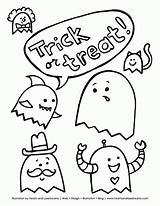 Halloween Coloring Printable Pages Book Ghosts Trick Treat Precious Moments Laserbeams Hearts Color Barney Print Printables Coloringhome Bats Library Clipart sketch template