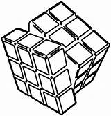Rubiks Kostka Rubika Rubik Kolorowanki Cubes Clipartmag Dzieci Clipground sketch template