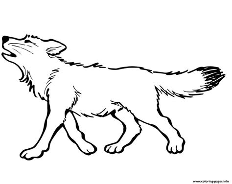 baby wolf coloring pages printable